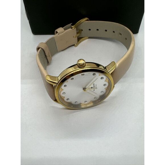 Kate Spade New York Metro 0586 Women\'s Beige Leather Strap Analog Watch JNA115 main image 7